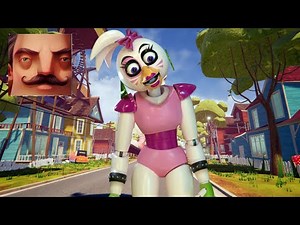 Hello Neighbor - My New Neighbor Glamrock Chica FNAF Security Breach Act 1 Gameplay Walkthrough