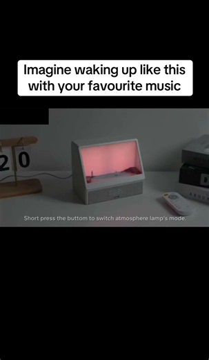 Sunrise Wake Up Alarm Clock Remote Sunset with Music ➡️Link in bio …