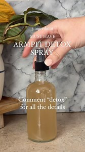 Want all the details to make your own armpit detox spray? ✨Comment “detox” ✨ And get the recipe to screenshot and save for later, or gather your materials now and start making this easy DIY spray that will leave you feeling refreshed! #diy #detox #underarmdetox #nontoxicliving #makeityourself #notoxbody #underarm #deodorant #simplehome #doityourself | The Elmo’s World