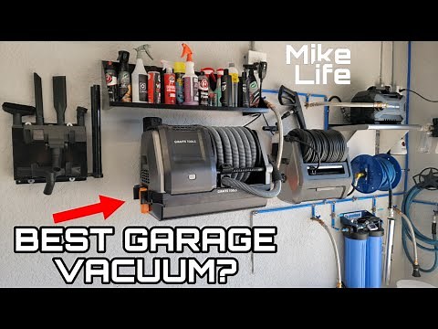 Giraffe Tools Grandstorm Retractable Wall Mounted Vacuum Cleaner