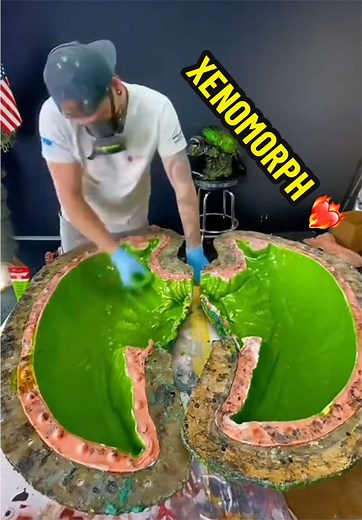 Albino Xenomorph Casting Process: SFX Horror
