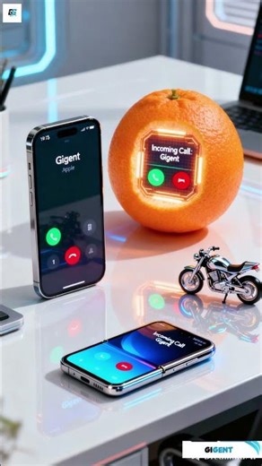 FunPhone Orange , Iphone , flip Incoming Call #fakecall #smartphone #ringtone