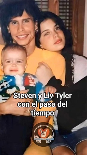 Padre e hija, Steven Y Liv Tyler con el paso del tiempo 😊 #rock #aerosmith #livtyler #steventyler