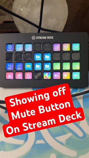 Showing Off Mute Setup On Stream Deck for streams #stream #streamdeck #streamsetup #streamer