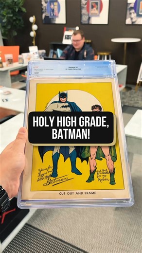 6.7K views · 65 reactions | The PINNACLE of Comic Book collecting! 驪 This Batman #1 (1940 DC) - CGC 7.0 - 1st Appearances of the Joker and the Cat (Selina Kyle, Who Later Becomes Catwoman) Hugo Strange Appearance, Batman & Robin Pin-Up is available now in our historic #Goldin100 Auction. Bid here: https://bit.ly/3UmYnhF | Goldin | Facebook