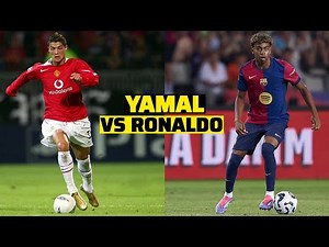 Lamine Yamal vs Young Cristiano Ronaldo - Who is the Better Dribbler?