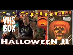 Unboxing the 2023 Spirit Halloween Exclusive VHS Collector's Box 1981 Halloween II Michael Myers