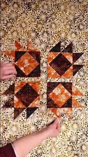 My Bear Paw Quilt Block - Beginner Easy
