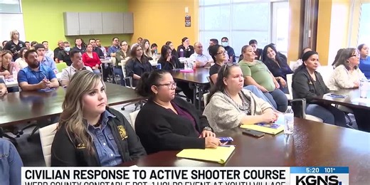 Webb Co. Constable PCT. 1 holds civilian response to active shooter course at Youth Village