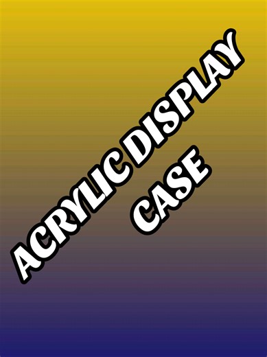 Creative Acrylic Display Cases for Organizing Items