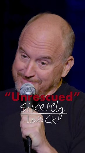Unrescued- Clip from my special, “Sincerely.” The full special is available now on louisck.com. #comedy #louisck #dogs #rescue #rescueanimals #fyp