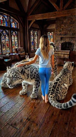 I never knew I needed this Snow Leopard Table!! 😍😍#catlovers #leopard #interiordesign