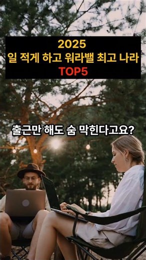 Top 5 Countries with Less Work and Best Work-Life Balance by 2025 (Surprise!)