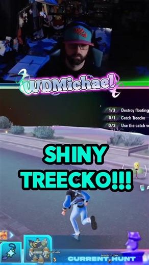 I was shiny hunting Treecko… then THIS happened 😭✨ Caught a Shiny Treecko LIVE on stream and I still can’t believe it 💚 Hoenn starters hit different. #Pokemon #ShinyPokemonm #PokemonLegendsZA