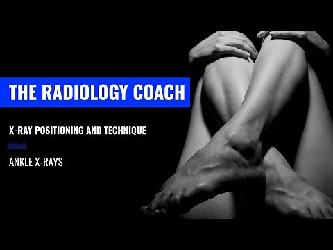 How to SHOOT X-RAYS of the ANKLE