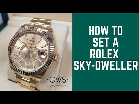 How to set a Rolex Sky-Dweller
