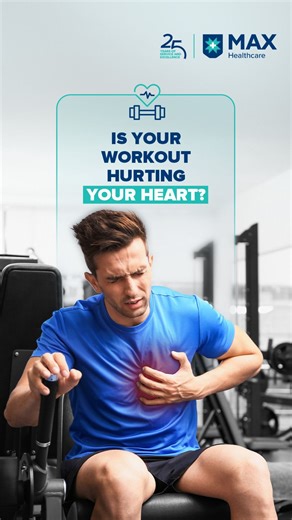 Exercise is good for your heart, but only when done right. Intense activity can strain your heart instead of strengthening it. Choosing balanced routines like walking, yoga or light strength training can help you stay fit. So, exercise mindfully and protect your heart in the long run. For consultations with our #MaxExperts, call ‪‪( 91) 886-044-4888‬‬, visit ‪maxhealthcare.in‬, or download the Max MyHealth App. #MaxHealthcare #ExerciseForHeart #CardiacCare #ModerateExercise | Max Healthcare