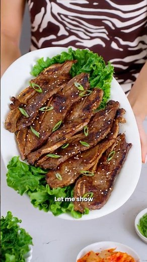 EASY LA Galbi at Home 🔥 #easyrecipe