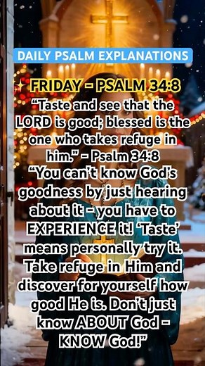 👅 Psalm 34:8 EXPLAINED - Experience God’s Goodness Yourself! ✨