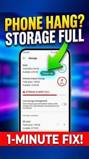 Sirf 1 Setting aur Storage Full Problem Khatam! | Mobile Storage Full Problem Solution!