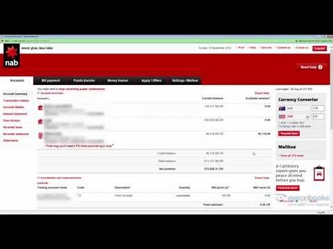 How to export NAB Online transactions for Xero