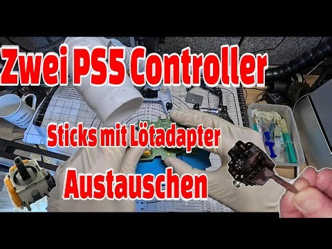 PS5 Controller Sticks mit Lötadapter Austauschen
