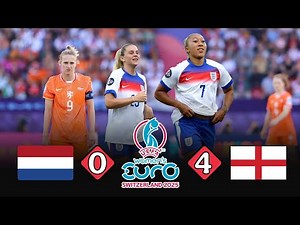 England vs Netherlands | 4-0 | Highlights | Women’s Euro 2025 | Dominant Lionesses Performance 🇳🇱🇬🇧