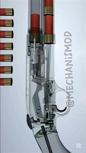 Mossberg 500 Explained — How Pump Shotguns Work 🔥🔫 #mechanismod #engineering