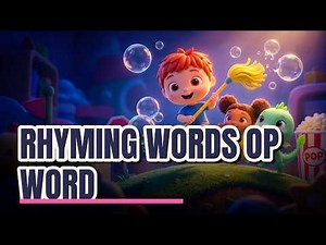 Learn -Op Word Family! 🐸 Phonics Song for Kids | Nursery Rhymes & Kids Songs