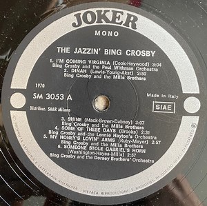 Bing Crosby - The Jazzin' Bing Crosby