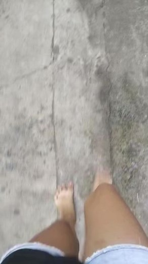 Foot sole aafter walking barefoot