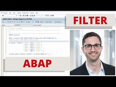 Modern ABAP - FILTER Operator - Filter internal tables easily