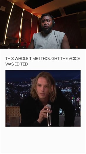 I actually thought the voice was edited