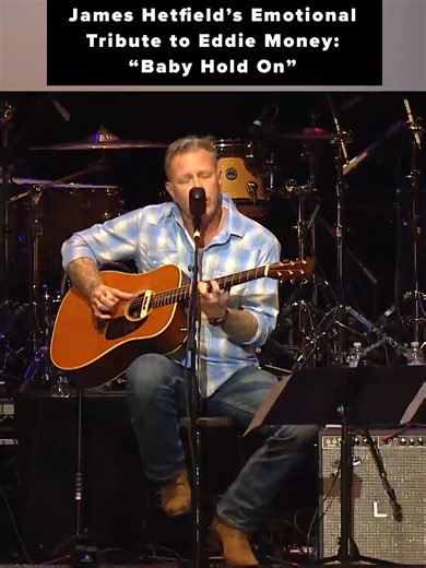 James Hetfield of Metallica performs a touching tribute to his friend Eddie Money.