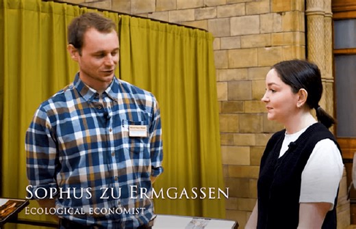 Sophus zu Ermgassen features in new Natural History Museum exhibition.