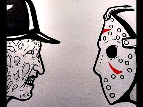 Drawing FREDDY VS JASON