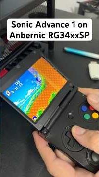 Sonic Advance Gameplay on Anbernic RG34xxSP Gameplay #handheldgaming #retrogaminggaming #sega #sonic