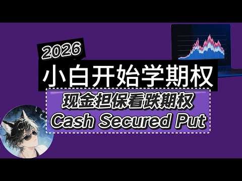 跌了买股，不跌收租！期权入门必学【现金担保看跌期权 CSP】深度教学：如何利用权利金变相降低持仓成本？详解资金管理、行权价选择与实战案例。
