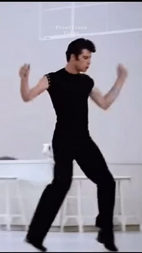 When Travolta Hits the Dance Floor… Magic Happens ✨#dance #movie