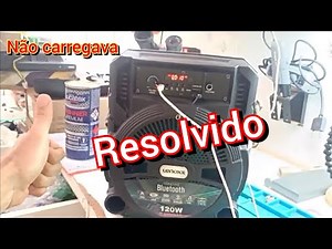 caixa som Lenoxx CA-80 não carrega, resolvido fácil, deu pra aproveitar a peça 😌👍