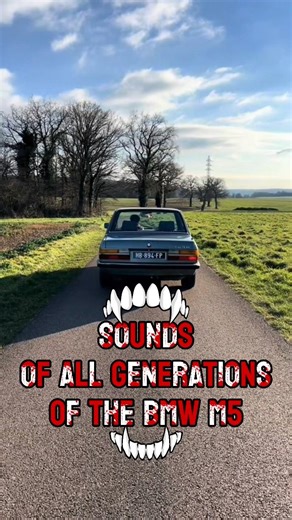 BMW M5: A SOUND THAT EVOLVED FOR 40 YEARS 🗣️💥 #m5sound #car