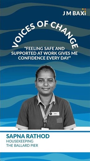 “Feeling safe and supported at work gives me confidence every day.” | Voices of Change