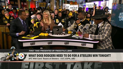 "You've got to protect [Aaron Rodgers]!" Stephen A. Smith on what the Pittsburgh Steelers need to do to defeat the Houston Texans 🏈 | ESPN First Take