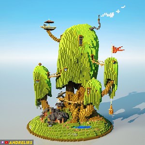 I recreated the house from Adventure Time