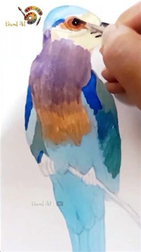 Easy Bird Painting