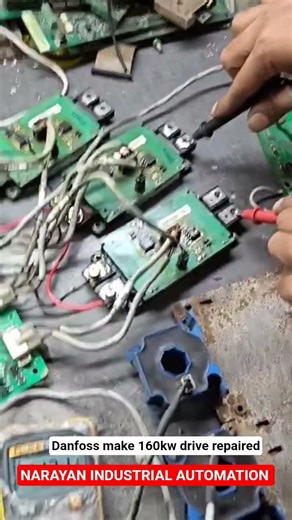 Danfoss 160kw - Fault - Short circuit - Repaired & Tested - #danfoss #igbt #cpu