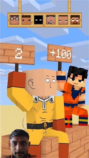 HELP Herobrine To Choose And Get The Power Up #friendship #shorts #trending #anime #animesh