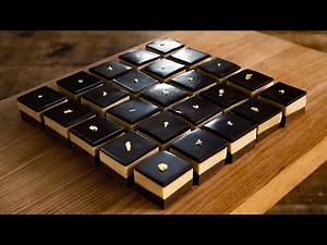 How to make Opera Coffee flavor Chocolate Ganache / Handmade Valentine's Day gift in the Microwave