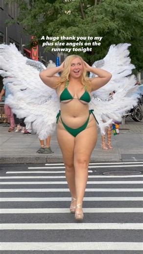 Niki peacock | A huge thank you to my plus size angels on the runway tonight 🪽😇 representing bodies like mine 🫶 gorgeous girls at the Victoria secret... | Instagram