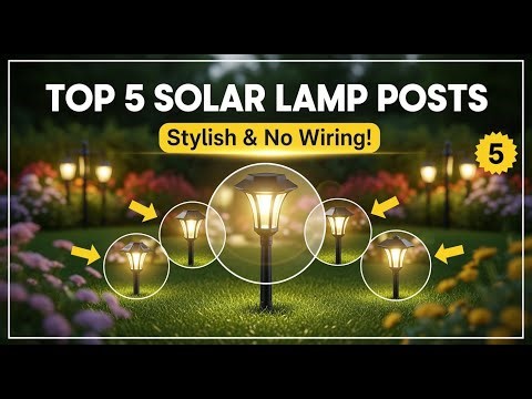 TOP 5 Best Solar Lamp Posts 2026 | A Bright and Stylish Light for Your Yard